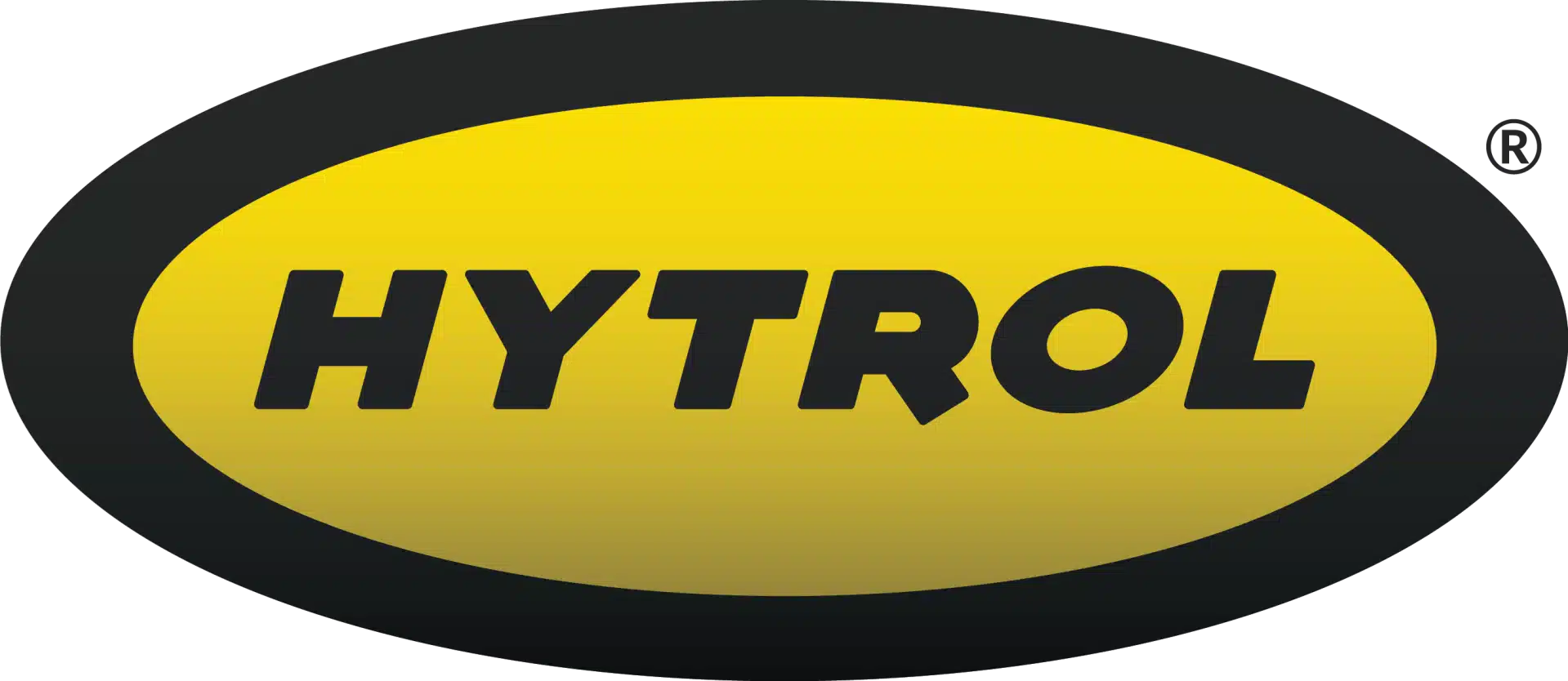 Hytrol Logo: A golden oval with the company name.