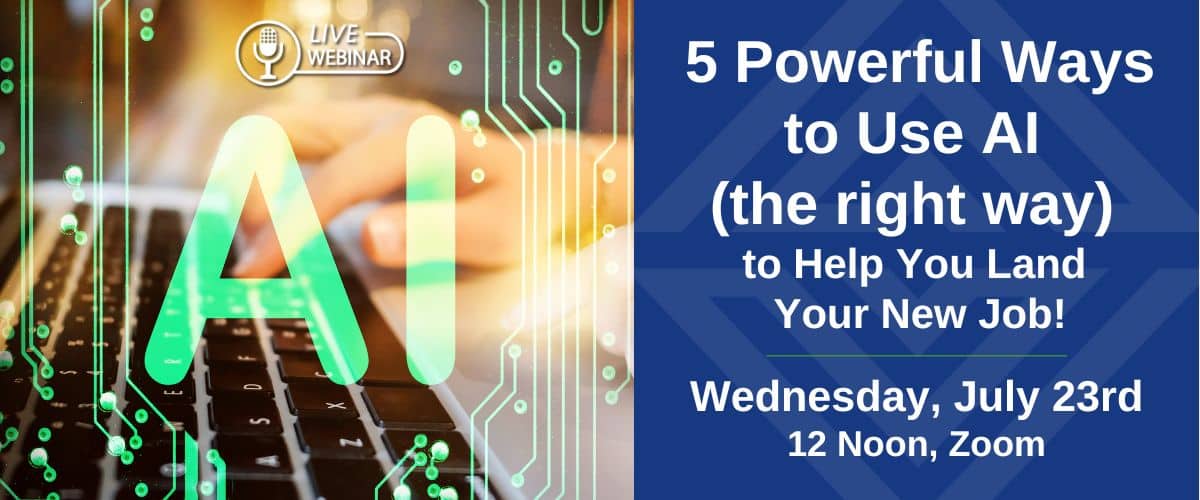5 Powerful Ways to Use AI - the right way - to Help You Land Your New ...