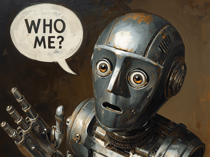Article saying "AI made me do it" is no excuse.